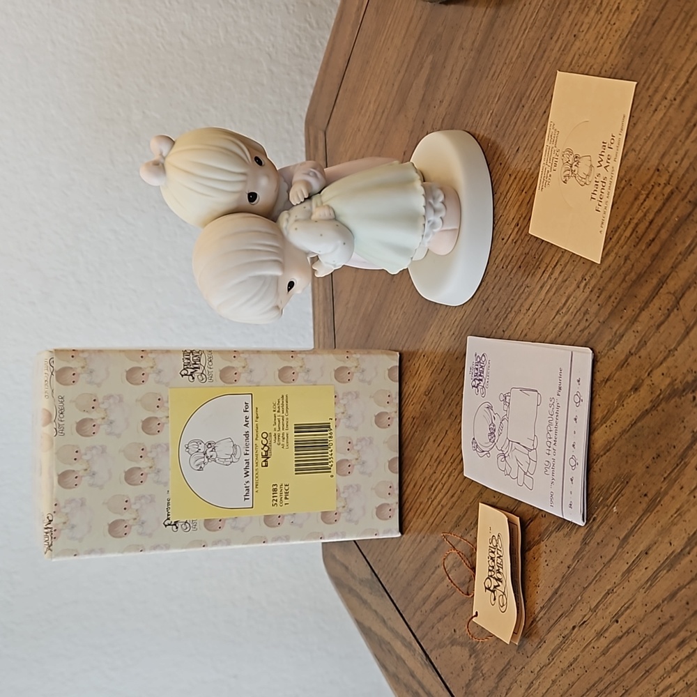 Precious Moments Enesco That's What Friends Are For Figurine 1990
